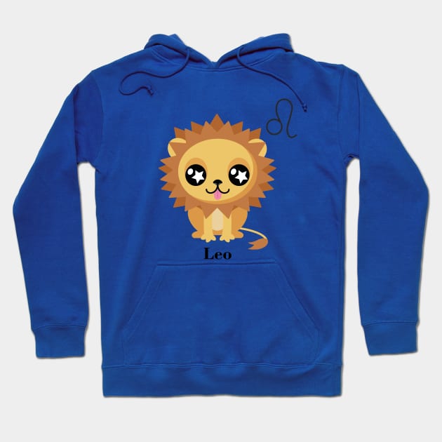 Cute Leo Zodiac Hoodie by MikaelSh